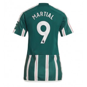 Manchester United Anthony Martial #9 Gostujuci Dres za Ženska 2023-24 Kratak Rukavima